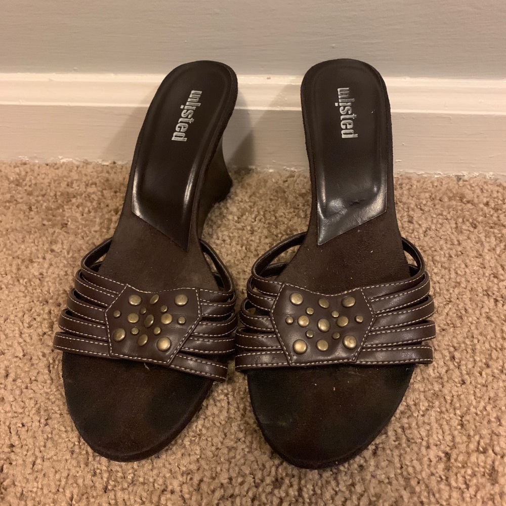 Brown Unlisted Kenneth Cole Sandals